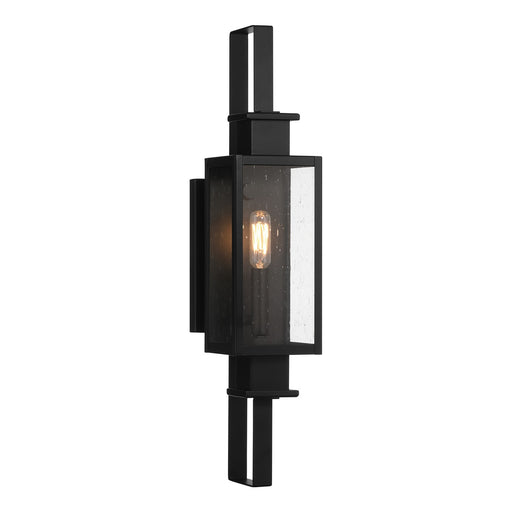 Savoy House 5-825-BK One Light Outdoor Wall Lantern, Matte Black