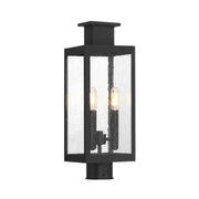 Savoy House 5-828-BK Three Light Outdoor Post Lantern, Matte Black