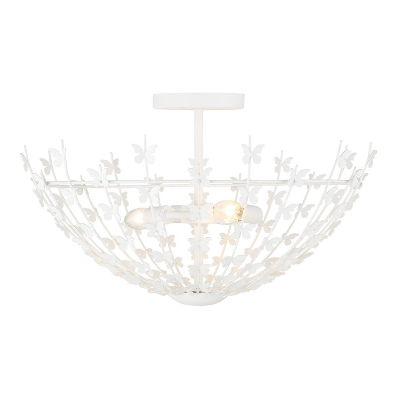 Savoy House 6-4198-3-83 Three Light Semi-Flush Mount, Bisque White