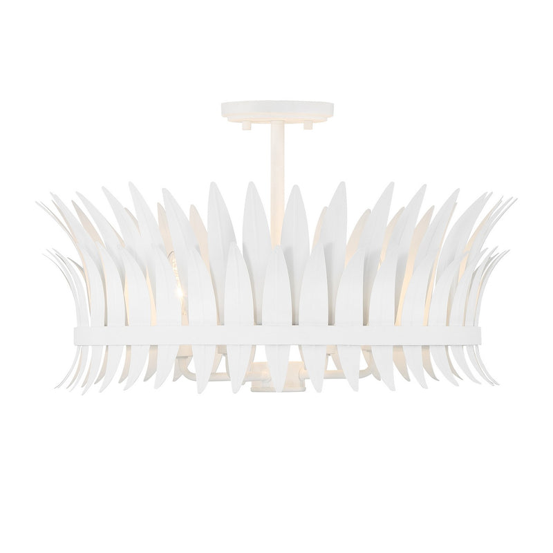 Savoy House 6-7900-4-83 Four Light Semi-Flush Mount, Bisque White