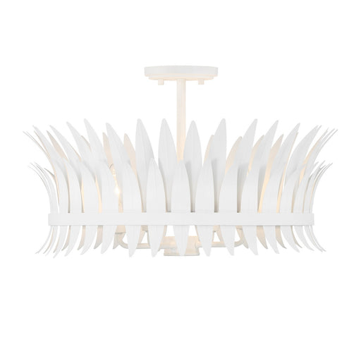 Savoy House 6-7900-4-83 Four Light Semi-Flush Mount, Bisque White