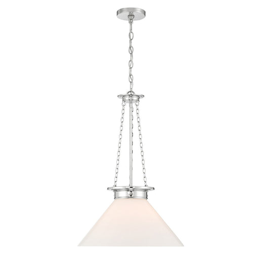 Savoy House 7-1011-1-109 One Light Pendant, Polished Nickel
