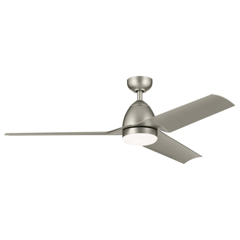 Kichler 310254NI 54"Ceiling Fan, Painted Brushed Nickel
