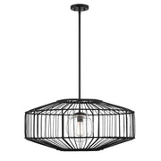 Savoy House 7-1429-1-89 One Light Pendant, Matte Black