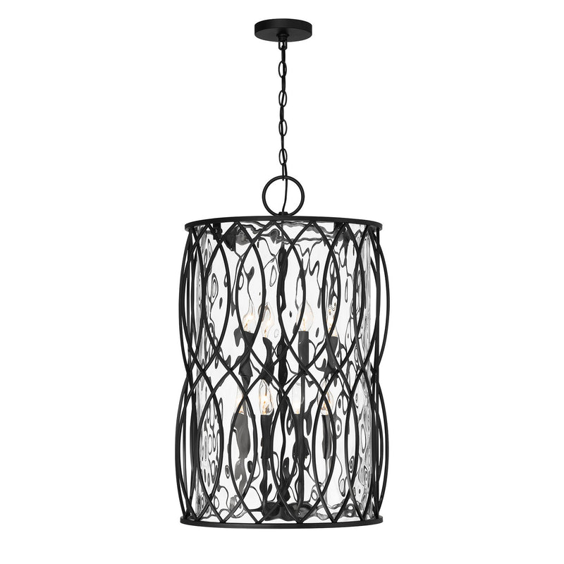 Savoy House 7-2004-8-89 Eight Light Pendant, Matte Black