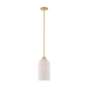 Savoy House 7-3171-1-322 One Light Pendant, Warm Brass