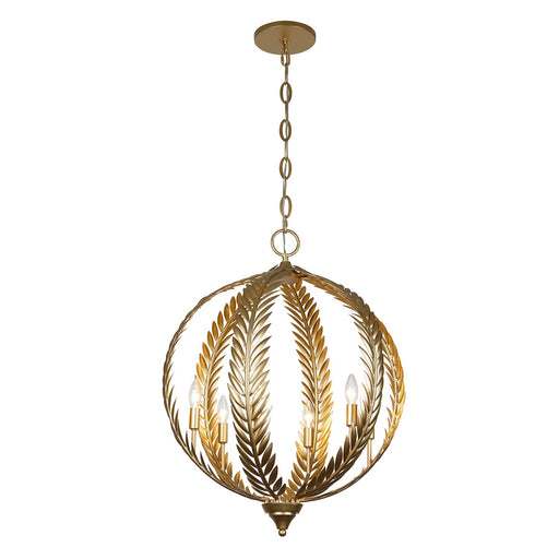 Savoy House 7-4001-6-31 Six Light Pendant, Grecian Gold