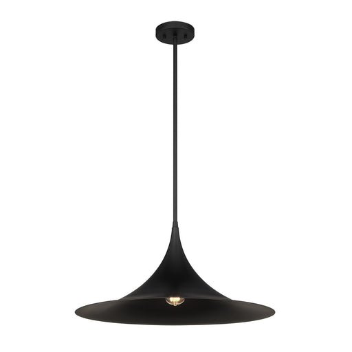 Savoy House 7-7639-1-89 One Light Pendant, Matte Black