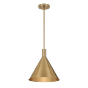 Savoy House 7-8001-1-127 One Light Pendant, Noble Brass