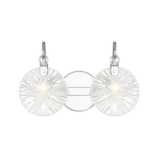 Savoy House 8-3981-2-11 Two Light Bathroom Vanity, Polished Chrome