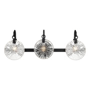 Savoy House 8-3981-3-BK Three Light Bathroom Vanity, Matte Black