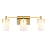 Savoy House 8-4128-3-322 Three Light Bathroom Vanity, Warm Brass