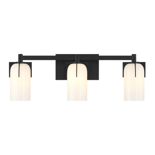 Savoy House 8-4128-3-BK Three Light Bathroom Vanity, Matte Black