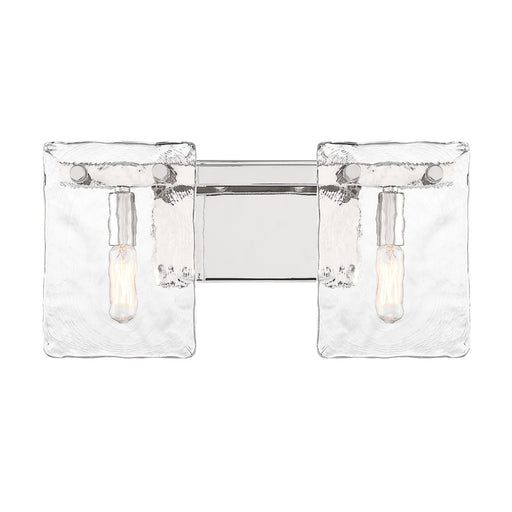 Savoy House 8-8204-2-109 Two Light Bathroom Vanity, Polished Nickel