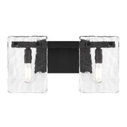 Savoy House 8-8204-2-BK Two Light Bathroom Vanity, Matte Black