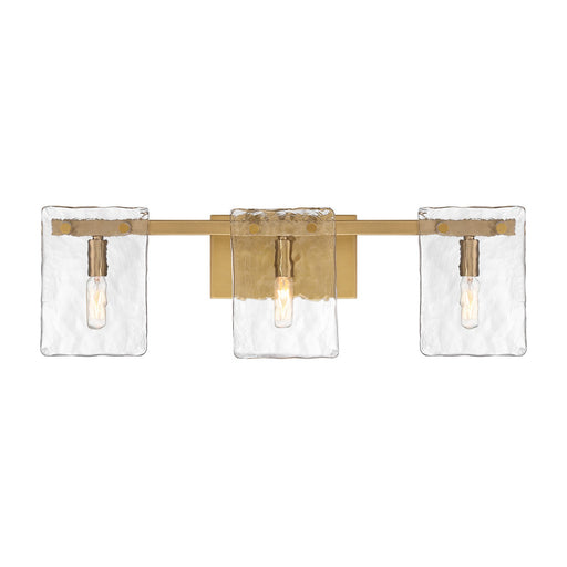 Savoy House 8-8204-3-322 Three Light Bathroom Vanity, Warm Brass