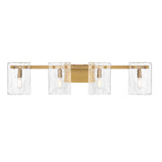 Savoy House 8-8204-4-322 Four Light Bathroom Vanity, Warm Brass