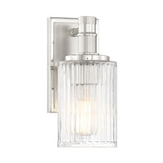 Savoy House 9-1102-1-146 One Light Bathroom Vanity, Silver/Polished Nickel