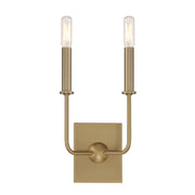 Savoy House 9-4044-2-322 Two Light Wall Sconce, Warm Brass