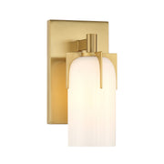 Savoy House 9-4128-1-322 One Light Bathroom Vanity, Warm Brass