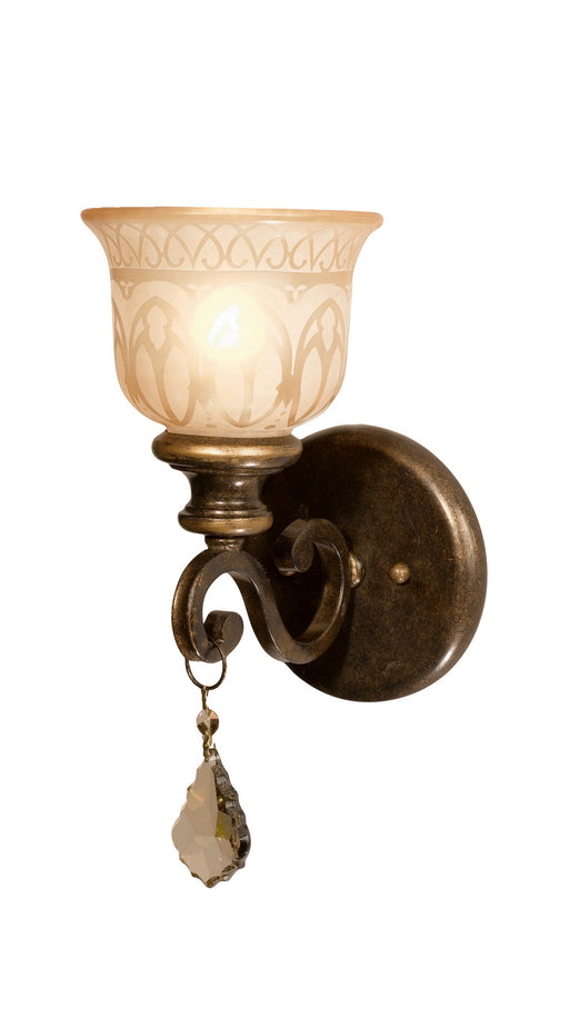 Crystorama 7501-BU-GT-MWP Norwalk One Light Wall Sconce Bronze Umber Main Image.jpg