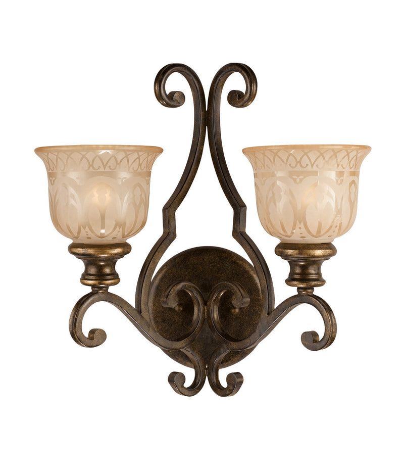 Crystorama 7402-BU Norwalk Two Light Wall Sconce Bronze Umber Main Image.jpg