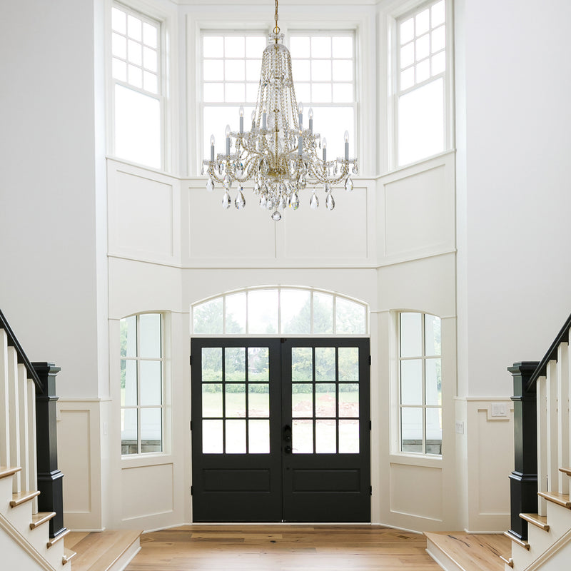 Crystorama 1112-PB-CL-MWP Traditional Crystal 12 Light Chandelier Polished Brass Alternate Image 4.jpg