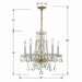 Crystorama 1061-PB-CL-MWP Traditional Crystal Five Light Mini Chandelier Polished Brass Alternate Image.jpg