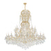 Crystorama 4460-GD-CL-MWP Maria Theresa 37 Light Chandelier Gold Alternate Image 4.jpg