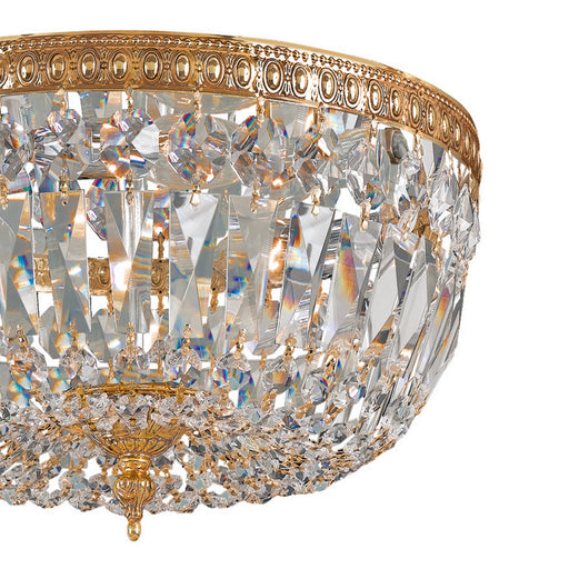 Crystorama 712-OB-CL-MWP Ceiling Mount Three Light Flush Mount Olde Brass Alternate Image.jpg