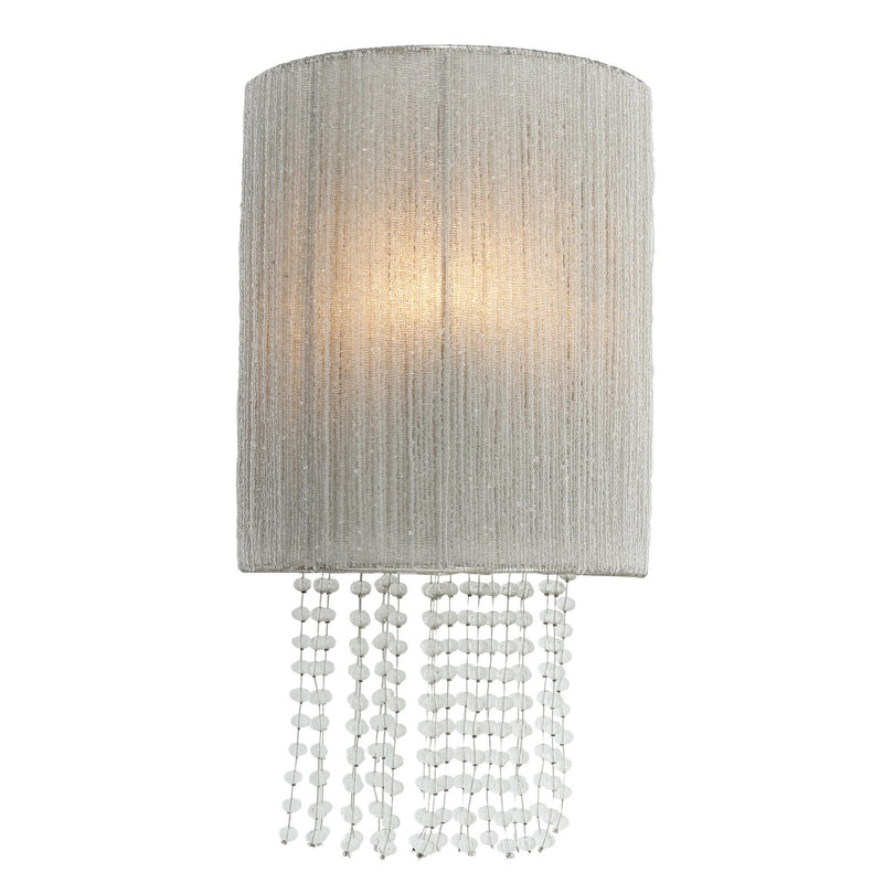 Metropolitan N1510-613 Crystal Reign One Light Wall Sconce, Nickel Main Image.jpg
