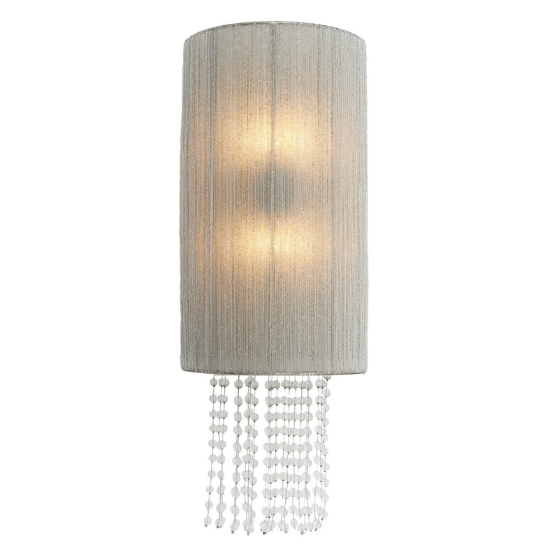 Metropolitan N1511-613 Crystal Reign Two Light Wall Sconce, Nickel Main Image.jpg