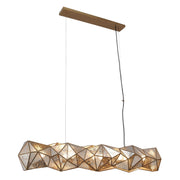 Metropolitan N1697-863 Geo-Gem Six Light Island Pendant, Brass Antique Main Image.jpg