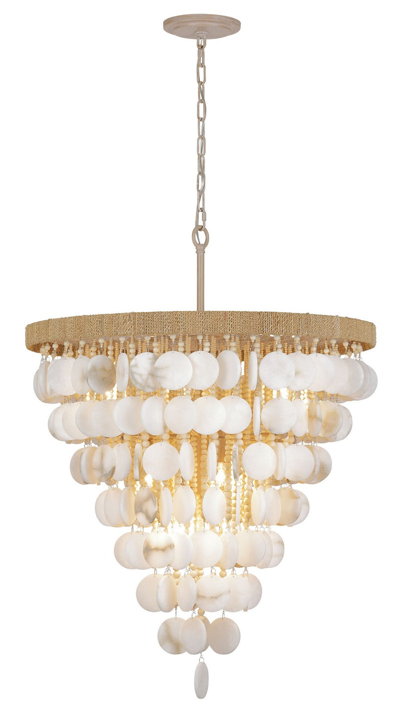 Metropolitan N1918-759 Aurelia'S Cove 12 Light Pendant, Natural White Main Image.jpg