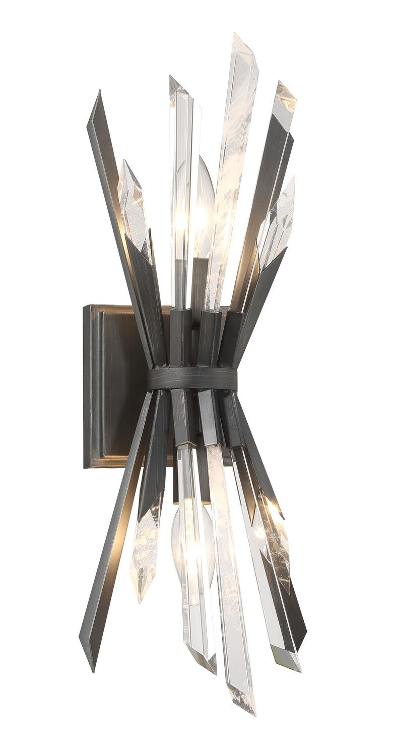 Metropolitan N1942-766 Elsa Two Light Wall Sconce, Midnight Graphite Main Image.jpg