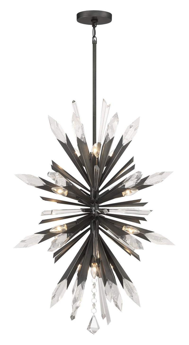 Metropolitan N1947-766 Elsa 12 Light Pendant, Midnight Graphite Main Image.jpg