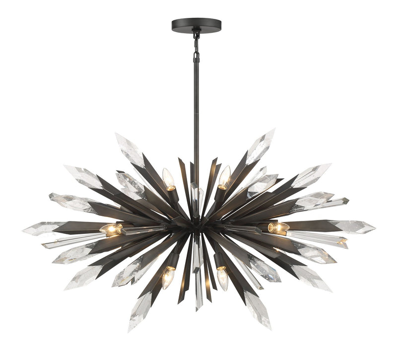 Metropolitan N1948-766 Elsa 12 Light Pendant, Midnight Graphite Main Image.jpg