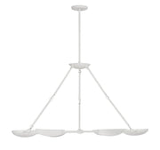 George Kovacs P1316-792 Undertas Six Light Chandelier, Piastra Plaster Main Image.jpg