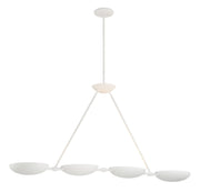 George Kovacs P1318-792 Undertas Four Light Island Pendant, Piastra Plaster Main Image.jpg