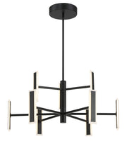 George Kovacs P1419-66A-L Edge LED Chandelier, Coal Main Image.jpg