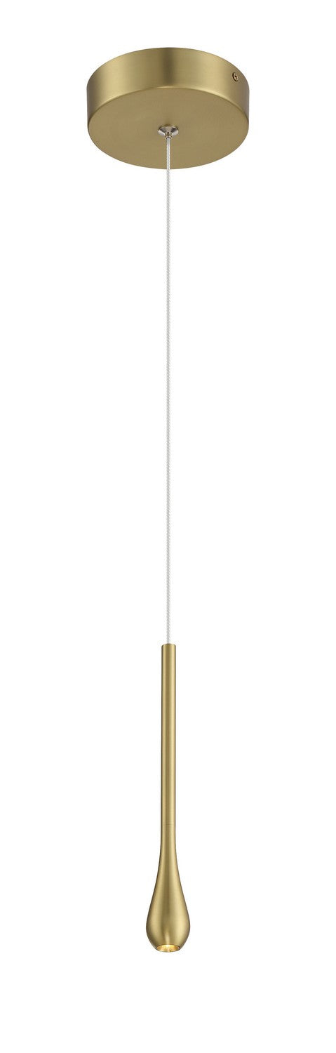 George Kovacs P1461-695-L Pingo LED Mini Pendant, Soft Brass Main Image.jpg