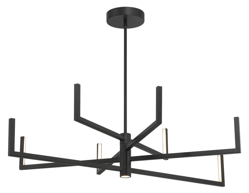 George Kovacs P1478-66A-L Articular LED Chandelier, Coal Main Image.jpg