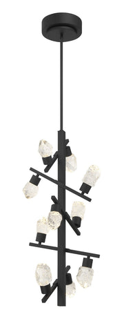 George Kovacs P1536-066-L Kosmyc LED Foyer Pendant, Sand Black Main Image.jpg