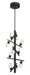 George Kovacs P1536-066-L Kosmyc LED Foyer Pendant, Sand Black Main Image.jpg