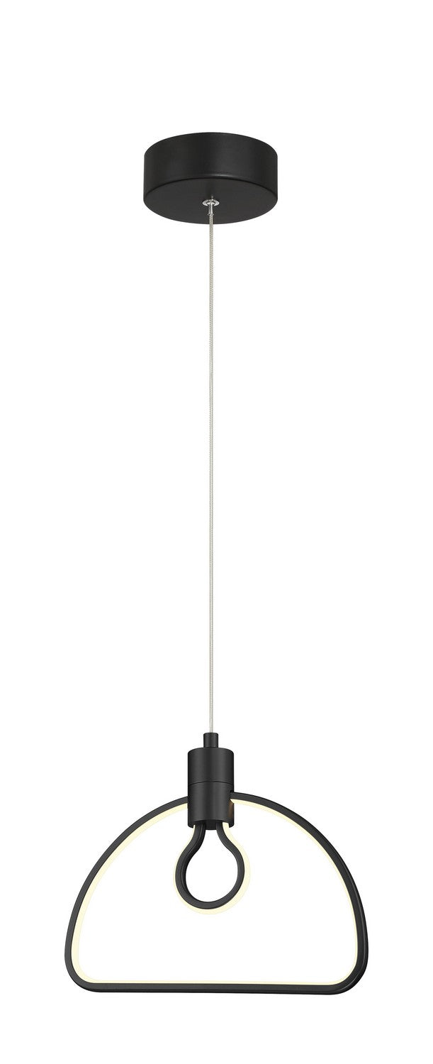 George Kovacs P1903-66A-L Edison'S Outline LED Pendant, Coal Main Image.jpg
