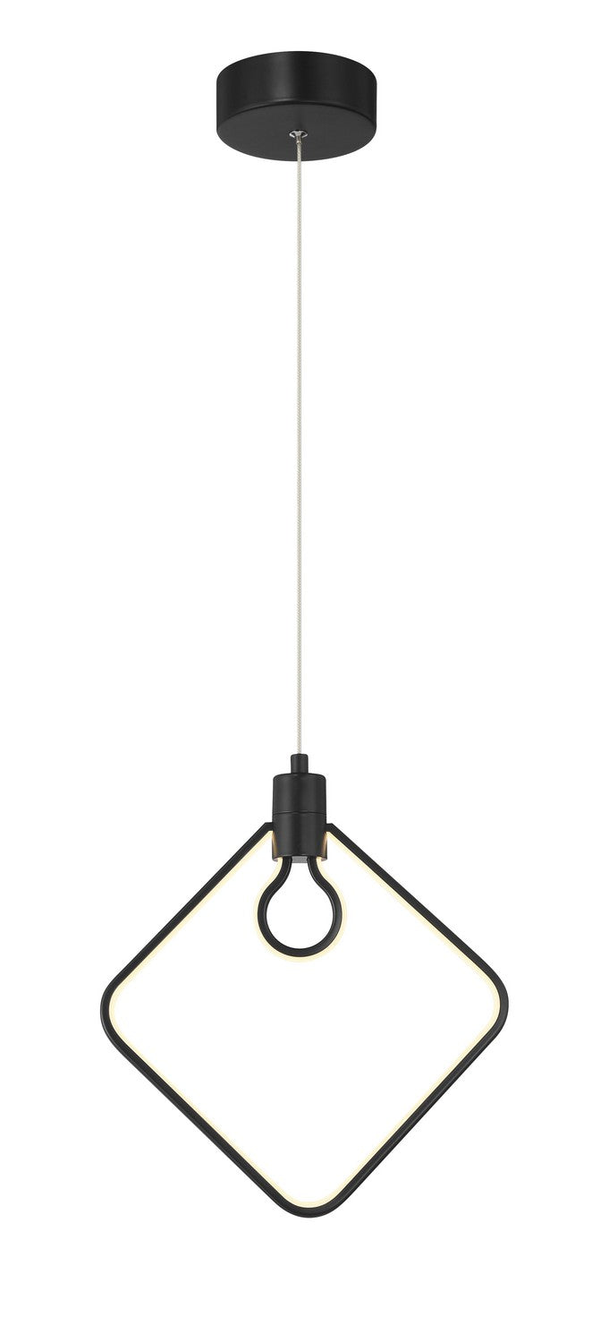 George Kovacs P1904-66A-L Edison'S Outline LED Pendant, Coal Main Image.jpg