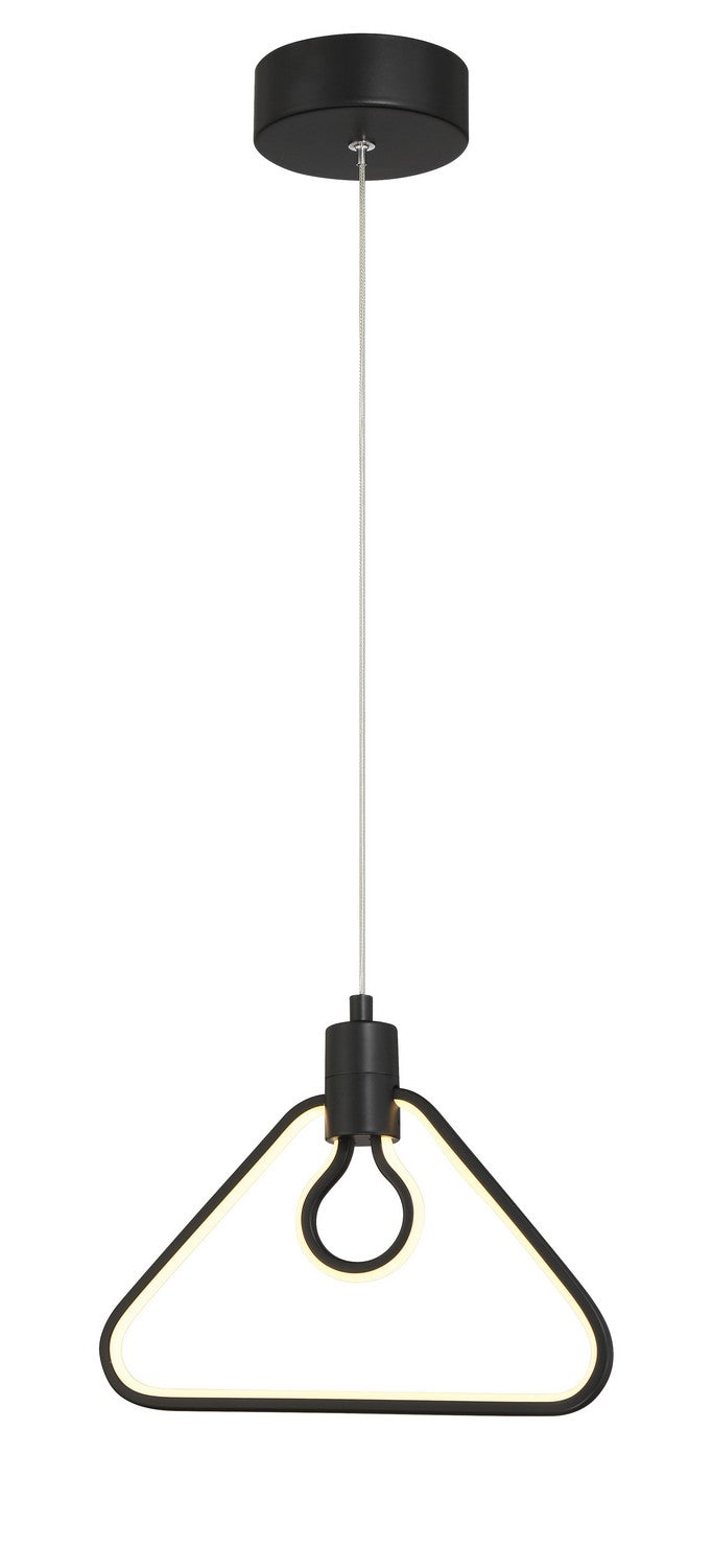 George Kovacs P1905-66A-L Edison'S Outline LED Pendant, Coal Main Image.jpg