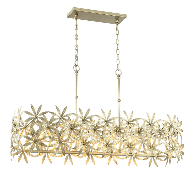 Minka Lavery 2147-735 Flower Child Six Light Island Pendant, Ambry Gold Main Image.jpg