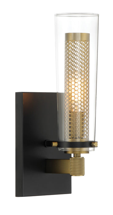 Minka Lavery 2181-726 Emmerham One Light Wall Sconce, Coal And Soft Brass Alternate Image 3.jpg