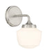 Minka Lavery 2571-84 Cornwell One Light Bath Vanity, Brushed Nickel Alternate Image 3.jpg